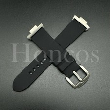 Replacement Rubber Watch Strap Fits for Tissot PRX Quick release and Adapter BLK
