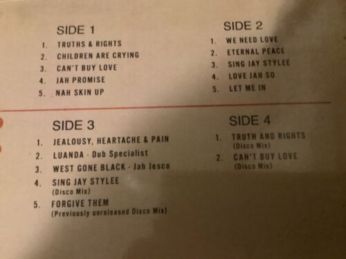 Johnny Osbourne , Truth & Rights , Deluxe Edition, 2 X Vinyl. LP Studio 1 Label. - Picture 3 of 3