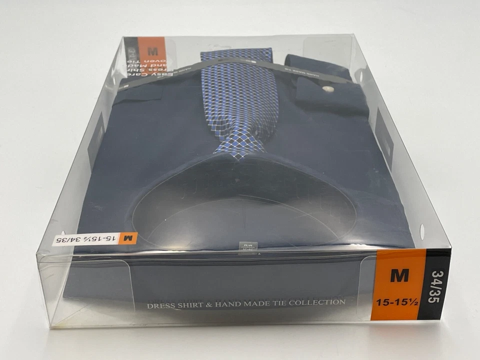 Платье рубашка легкий уход Sears ручной работы сплетенный галстук (стандартный) M 15-15,5 34/35 новый в коробке - Изображение 4 из 4