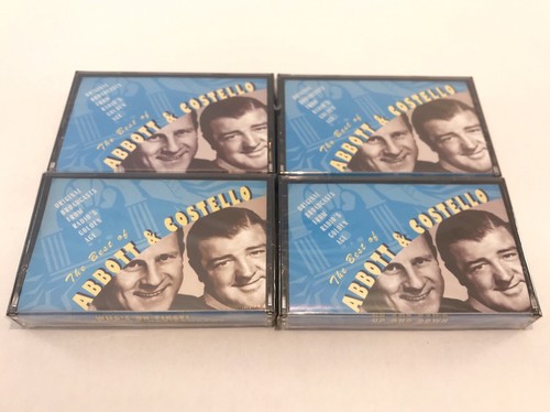 The Best of Abbott & Costello Cassette Sealed Lot 4 w Radio Carrying Case 1995 - Imagen 7 de 8