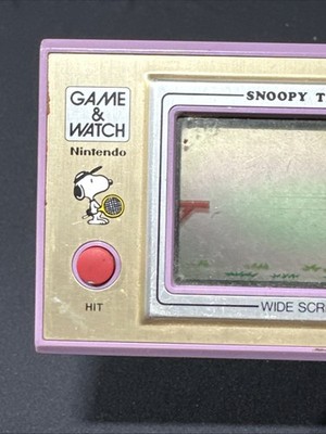 Snoopy Nintendo Tennis Widescreen Game Watch Working 1982 AS IS | eBay