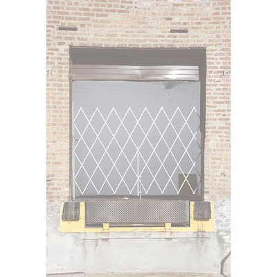 Folding Gate, Gray, 8 To 9 Ft. Opening W,  Seco 975
