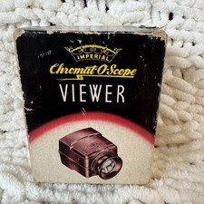Vtg Imperial Chromat O Scope Plastic Viewer For Slides And Strip Film Made 1945