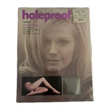 Vintage Holeproof Kayser-Roth Smoke Grey Panty Hose Tall Size NOS Sealed 1960s