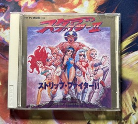Strip Fighter II PC Engine (Japan Import) HuCard W/Case & Manual- See working