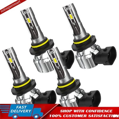 9005 9006 LED Headlights High Low Beam Bulbs 110W Super Bright 8000K Combo Pack