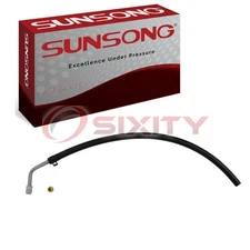 Sunsong Gear To Cooler Power Steering Return Line Hose for 1974 Chevrolet sg