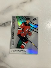 Colton White Authentic Rookies /297 SP Game Used Hockey 2019-20