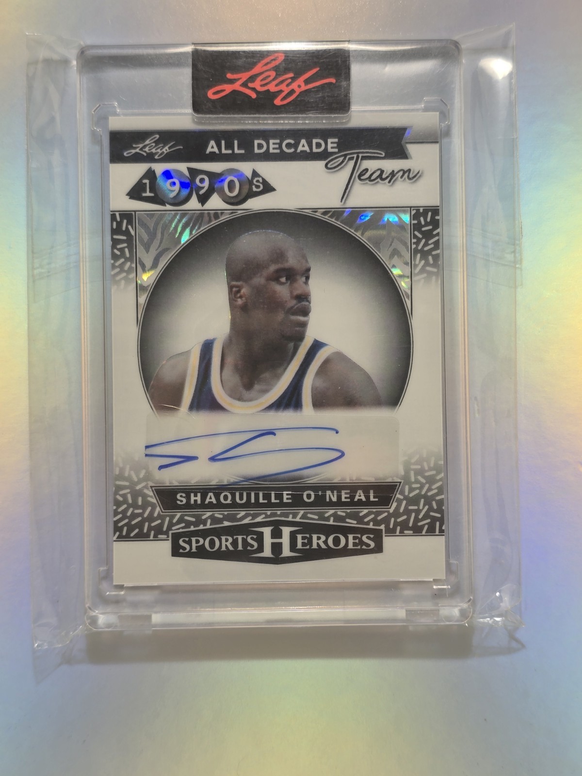 2025 Leaf Sports Heros 1990s All Decade Team SHAQUILLE ONEAL 1/1 AUTO 🔥🔥🥵