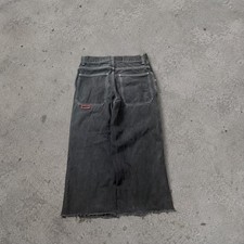 Vintage men  s rare Y2K Baggy Black JNCO Jeans size 32x30 wide leg fit