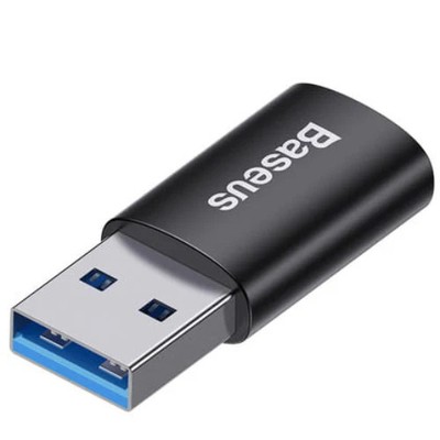 Baseus Ingenuity Mini OTG Konverter  Adapter USB-A auf USB-C Adapter Schwarz
