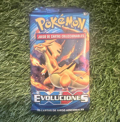 Pokémon TCG XY Evolutions Spanish Booster Pack Charizard - 10 Cards
