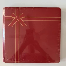 Creative Memories Red Ruby Ribbon 12x12 Foiled True Coverset Holiday Album