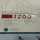IZOD West Point Home Twin XL Sheet Set Red Lobsters On Blue & White Stripes HTF — photo 7