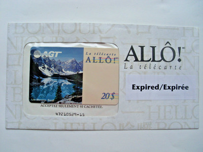 TELEFONKARTE, Prepaid KANADA Allo! Frz.Phone Pass $20 im verschlossenen Umschlag