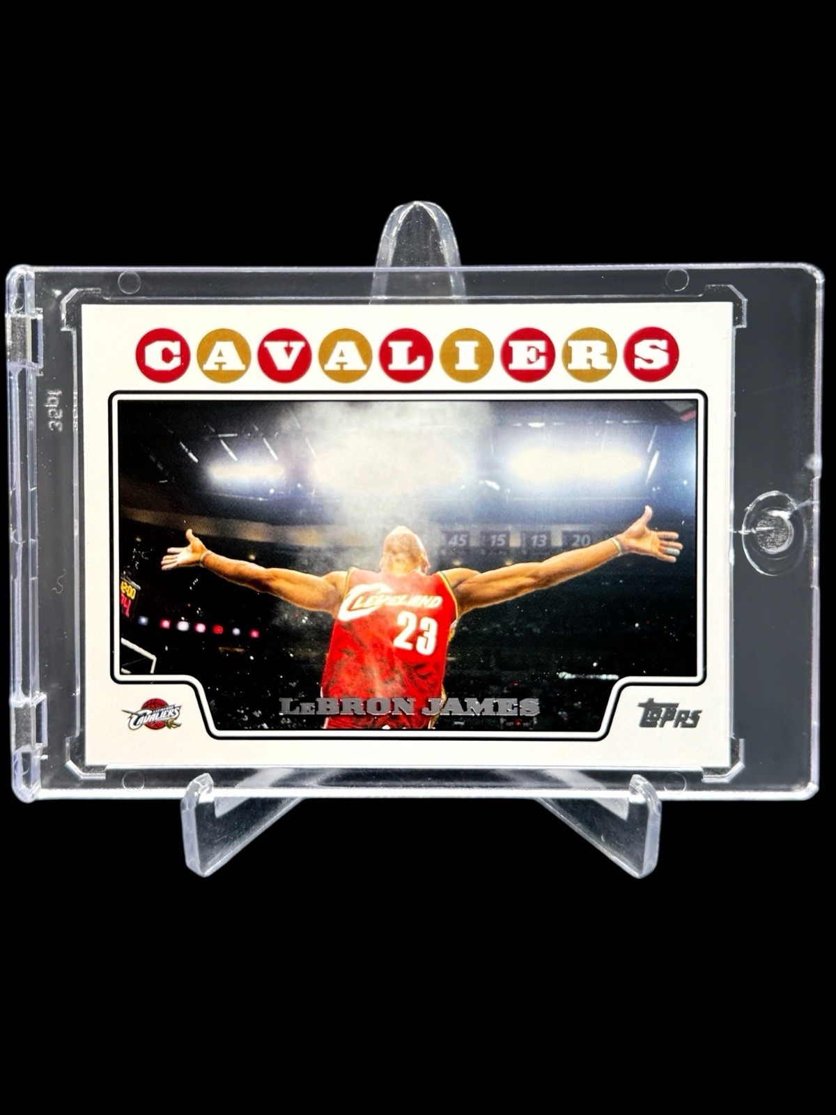 2008/09 Topps LEBRON JAMES “CHALK TOSS” ICONIC IMAGE #23 CAVS SP🔥HIGH GRADE🔥