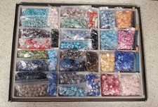 1000 Glass Beads, 5 Lb. Loose , Bulk Beads, 35 bags.all new bx55