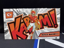 Patrick Mahomes OverSized Kaboom Absolute Panini  2025 Advent Box Calendar 