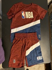 Boys NBA Jordan Shorts And Shirt Set Boys Size 8