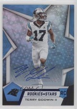 2019 Rookies & Stars Longevity Signatures Blue 72/75 Terry Godwin II Auto pn7