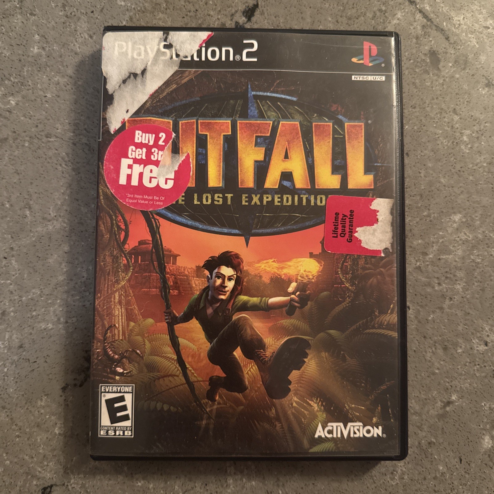 Pitfall Lost Expedition PlayStation 2 2004 Game Complete Tested PS2 CIB