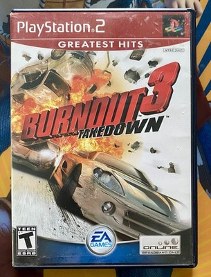Burnout 3 Takedown PS2 Greatest Hits CIB Complete Manual