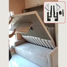 Accesorios de cama de pared vertical de cinta tamaño doble atención al cliente en línea
