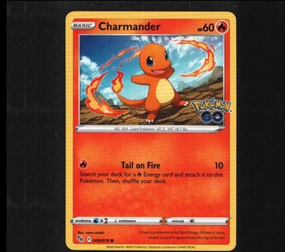 Charmander 008/078 Pokemon GO Normal Common PGO