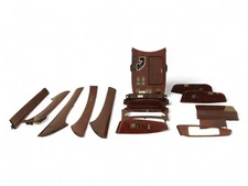 10-12 Lexus Ls460 Xf40 Trim Cover Panel Center Console Dashboard Door Wood Set