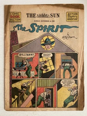SPIRIT WEEKLY NEWSPAPER COMIC November 14 1943 - SEE PICS