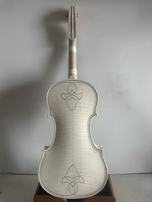 4/4 violin Maggini model unvarnished flamed maple back spruce top hand carved 89