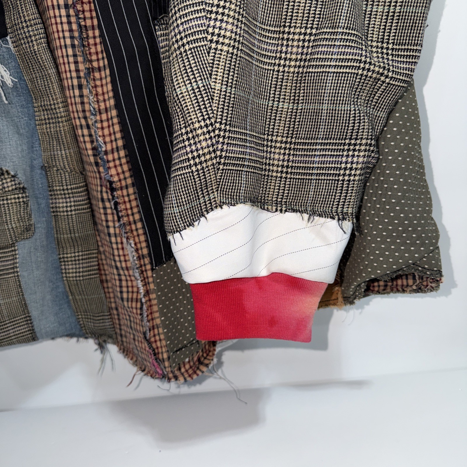 Retro Patchwork Men’s Jacket Under Construction E… - image 4