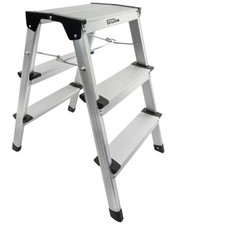 Escabeau alu 3 marches - Marchepied pliable GAT 3S Güde G40964