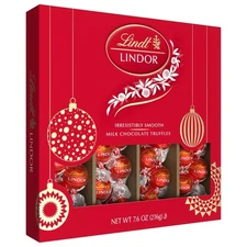 :.Lindt LINDOR Holiday🎄Assorted Chocolate Candy Truffles, 10.1 oz.: