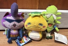 Juego de Peluche Reloj Hasbro Yokai Yo-Kai 3 Piezas / Lote Nuevo con Etiquetas Nuevo con Etiquetas 2015