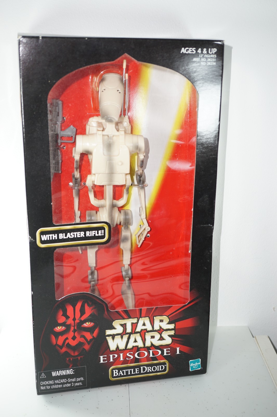 Star Wars Action Collection Episode 1 Battle Droid 12"" Figure w/ Blaster - NIB