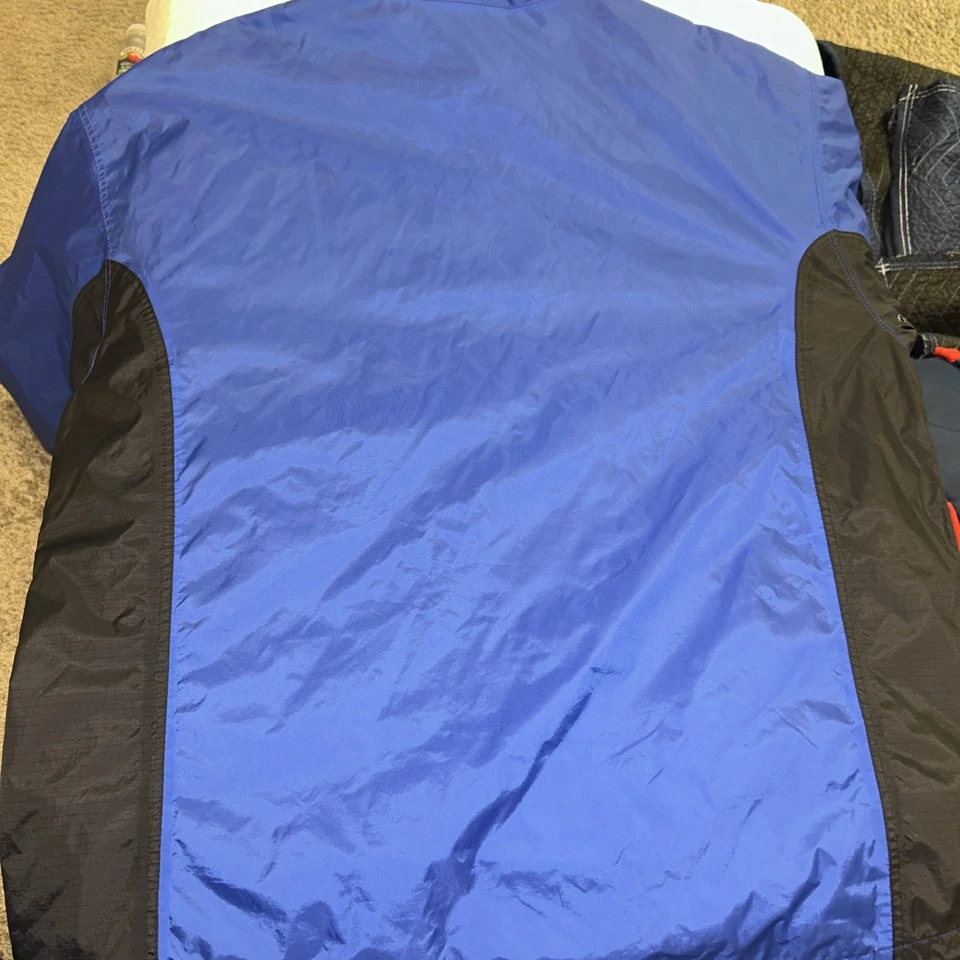 Chaqueta Stearns Dry Wear con Capucha L/S Cremallera Completa a Presión Para Hombre Talla Grande Azul Negro Foto 2 de 4