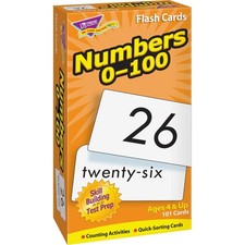 Trend Numbers 0-100 Flash Cards T-53107