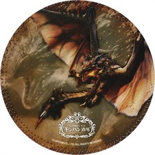 Monster Hunter Monhan Sakaba Coaster Visit Bonus 90mm Collectible Item