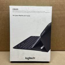 Logitech CREATE Backlit Keyboard Case W Smart Connector for iPad Pro 9.7  1stgen