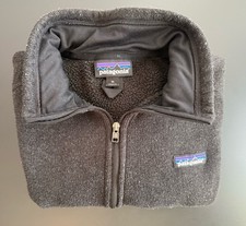 Womens Patagonia Better Sweater 1/4 Zip Black Pullover Fleece Jacket Size XL