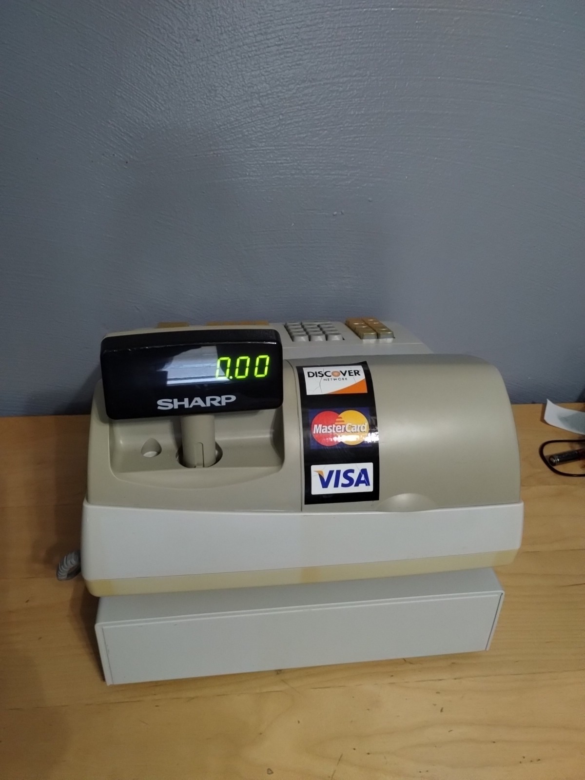 как выглядит SHARP XE-A201 ELECTRONIC Programmable CASH REGISTER w Operation Key фото