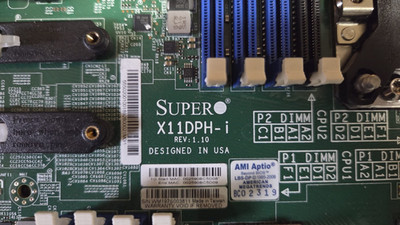 Supermicro X11DPH-i Motherboard | Dual Socket LGA3647 | Intel C621 | E-ATX