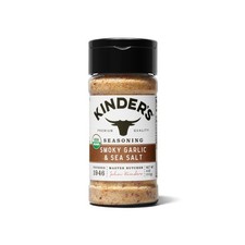 Kinder's Organic Smoky Garlic Sea Salt Premium Quality Seasoning MSG Free 4 oz