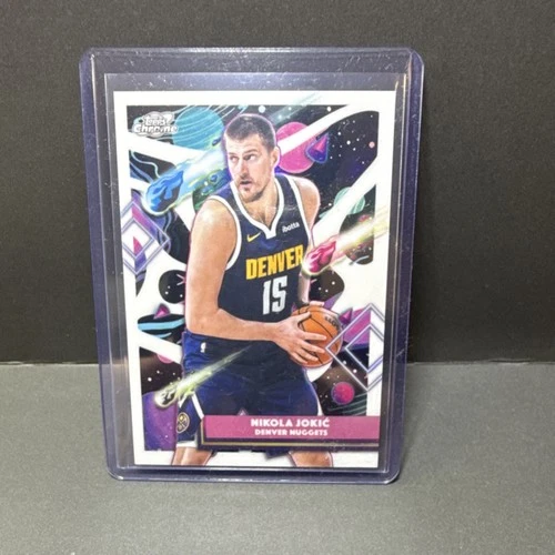 Topps Cosmic Chrome Nikola Jokić White Hole Refractor #95  2025-26 NBA