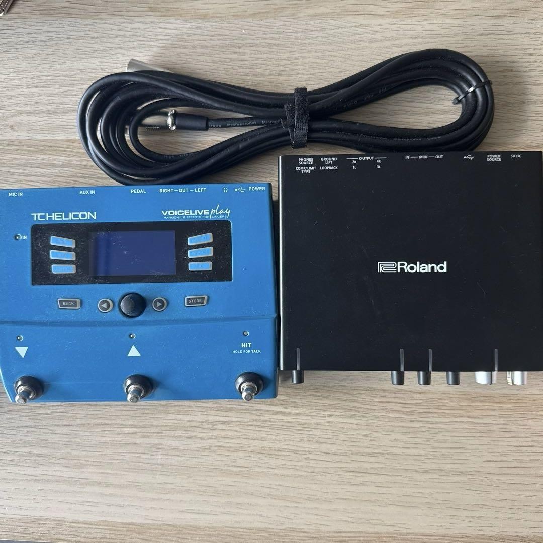 TC HELICON ボーカルエフェクター & ROLAND Rubix24 Tc Helicon Vocal Effector Roland Rubix24 | eBay