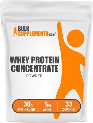 Whey Protein Concentrate Powder 30G Protein Unflavored 2.2 Pound Fitness Supp...