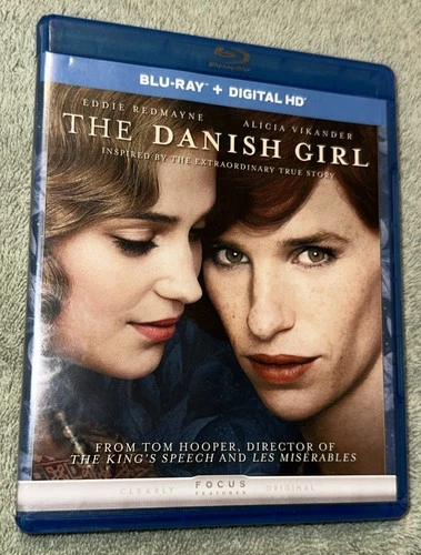The Danish Girl (Blu-ray Disc, 2016) Eddie Redmayne Alicia Vikander