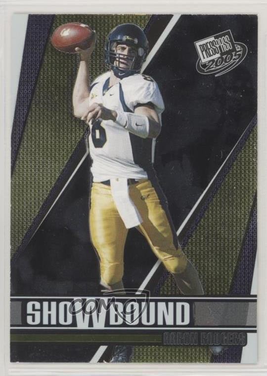 2005 Press Pass Showbound Aaron Rodgers #SB3 06ua