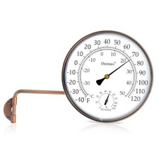 6" Outdoor Thermometer for Greenhouse, Garage and 6inch thermo&hygrometer